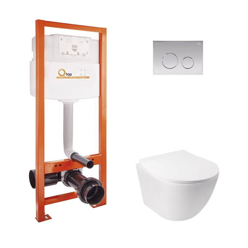 Набір унітаз з сидінням Qtap Jay + інсталяція Nest