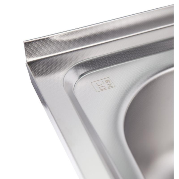 Кухонна мийка Lidz 60*50-L Decor 0,6 мм