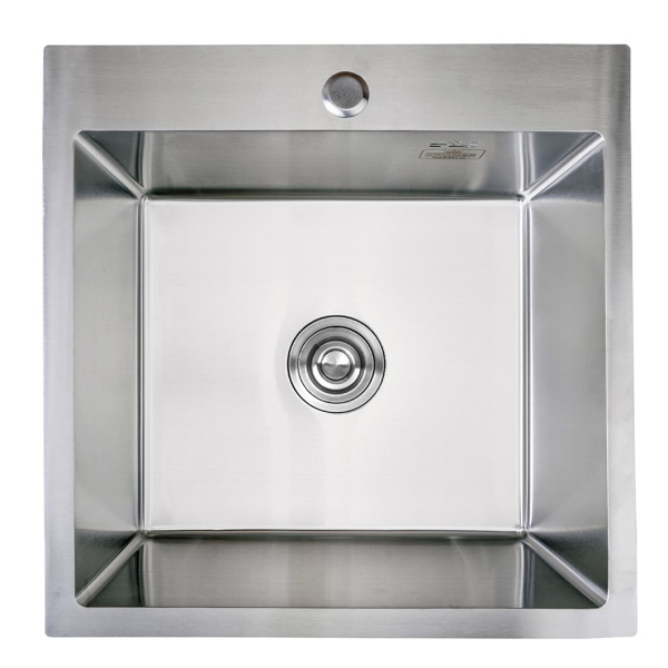 Кухонна мийка з нержавіючої сталі Kroner 50*50 3.0/1.0 мм + сушарка