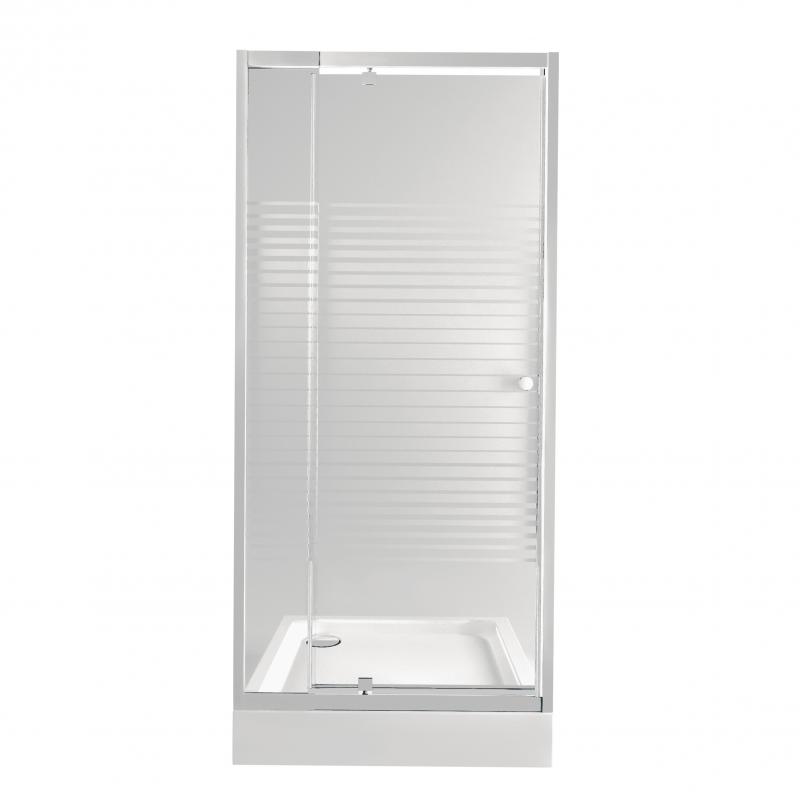 Набір Qtap двері в нішу Pisces + піддон Unisquare