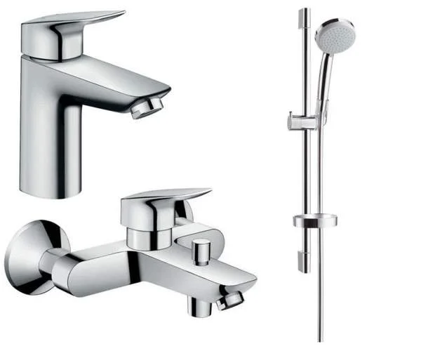 Набір змішувачів для ванни 3 в 1 HANSGROHE LOGIS 100