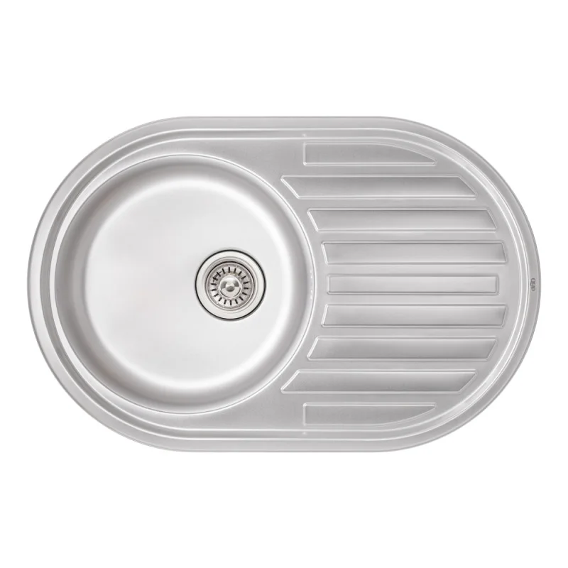 Кухонна мийка Qtap 7750 Micro Decor 0,8 мм