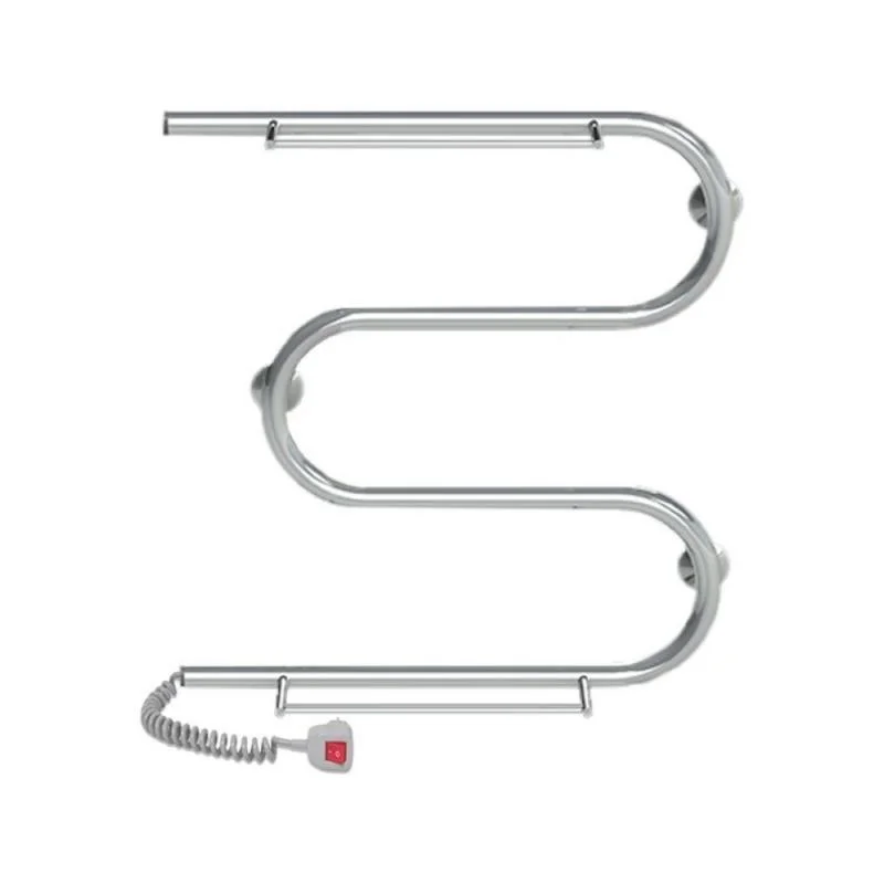 Рушникосушка електрична Lidz Snake shelf 500x500 LE з полицею