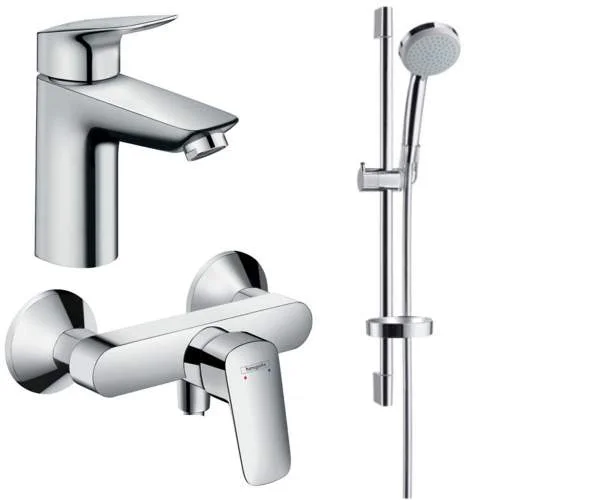 Набір змішувачів для душу 3 до 1 HANSGROHE LOGIS 100