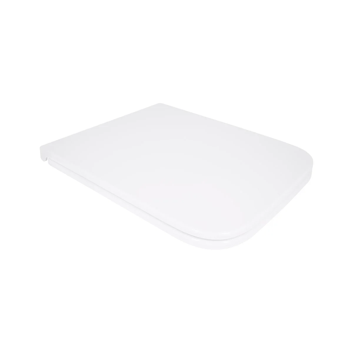 Сидіння для унітазу Qtap (Gemini 520) 448x357x38,5 мм, White, з мікроліфтом, Slim Duroplast, Quick Release
