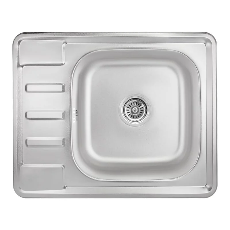 Кухонна мийка Lidz 6350 Micro Decor 0,8 мм