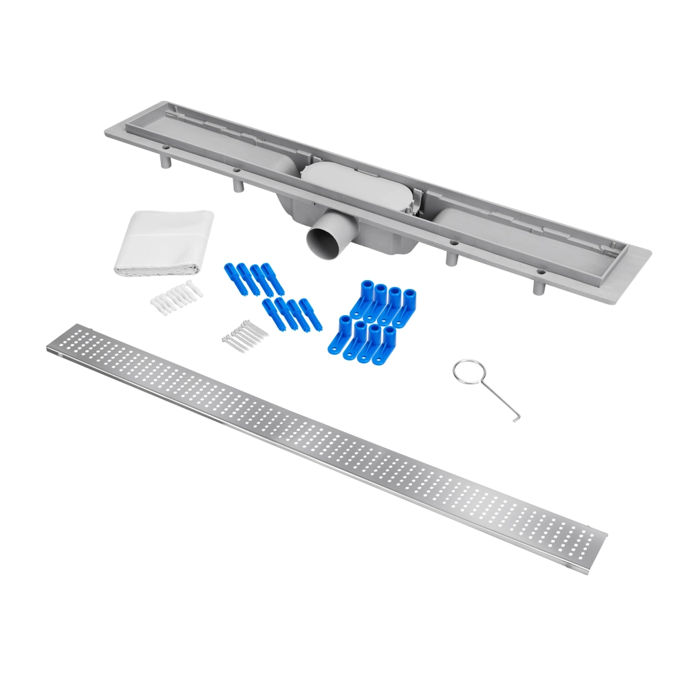 Трап для душу із сухим затвором 900 мм Qtap DRY