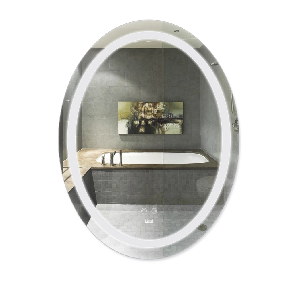 Дзеркало настінне овальне 700х500 мм з LED-підсвічуванням, з антизапотіванням Lidz Vida