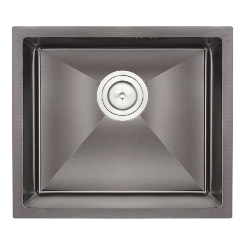 Кухонна мийка (чорна) Qtap D4843BL 2.7/1.0 мм