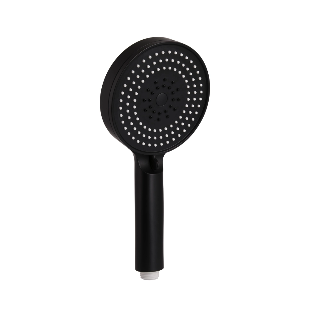 Лійка для ручного душу кругла d130 мм Qtap Rucni у чорному кольорі