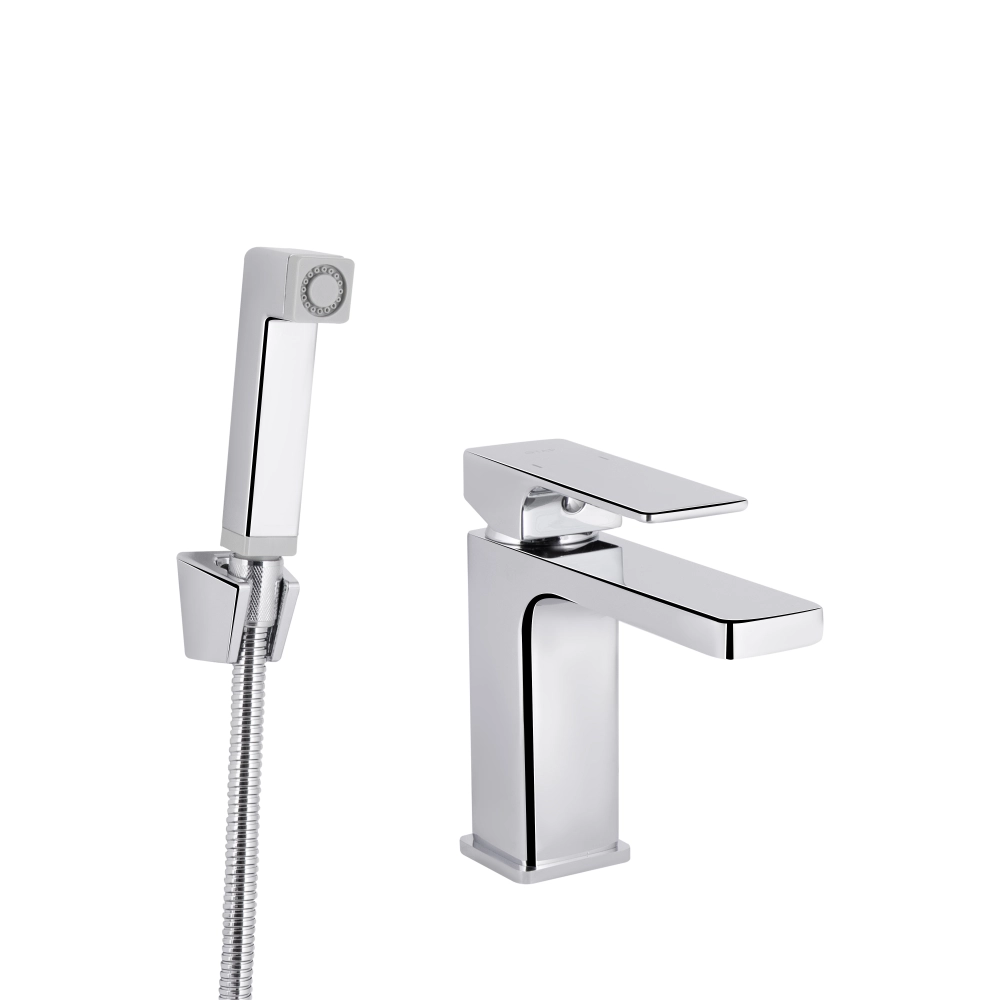 Змішувач для раковини з гігієнічним душем Qtap Gemini