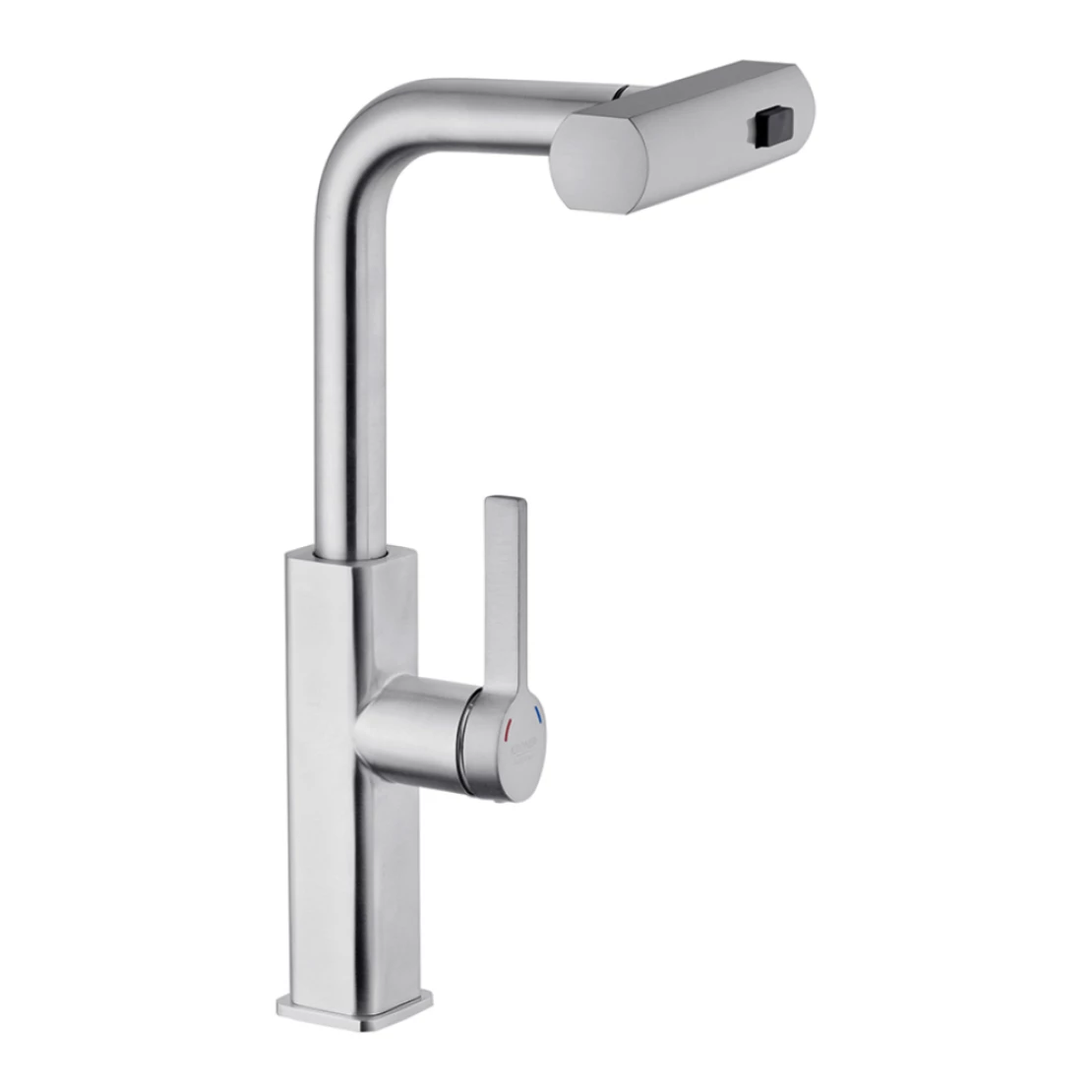 Змішувач для кухні з висувним виливом Kroner KRP Edelstahl Klassisch - ESG03918