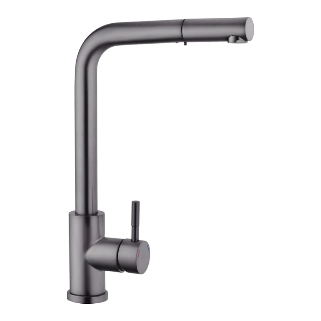 Змішувач для кухні з висувним виливом Kroner KRPё Edelstahl Klassisch - PVD03917