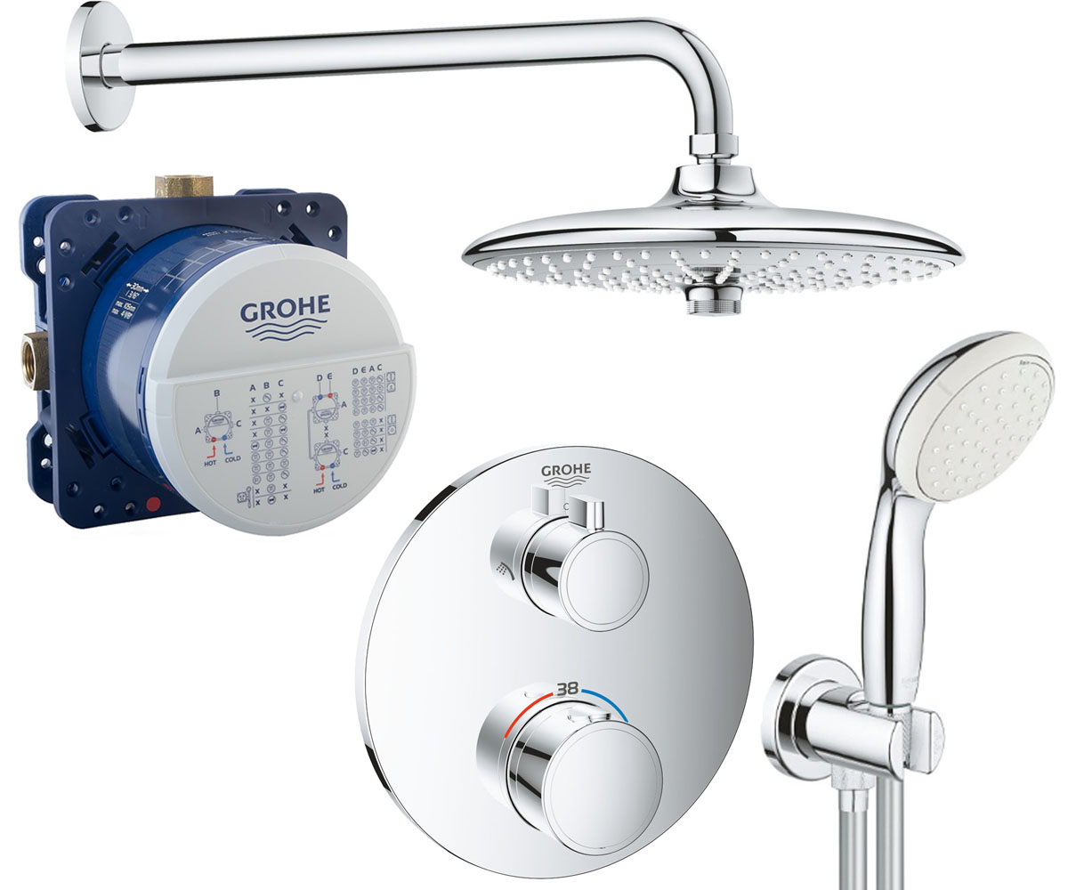 Система з термостатом GROHE GROHTHERM