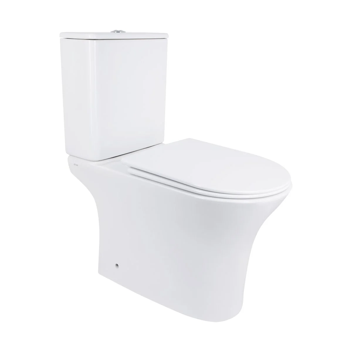 Унітаз-компакт Qtap Presto безобідковий з сидінням Soft-close