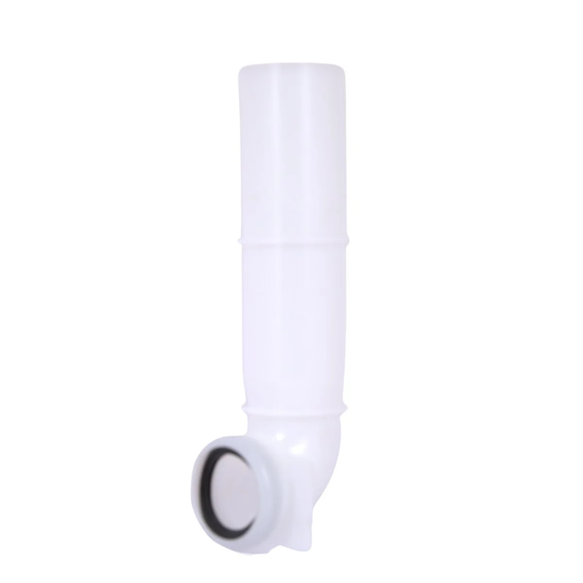Кутова трубка змиву Qtap 82х74х262 мм White для інсталяції Standard
