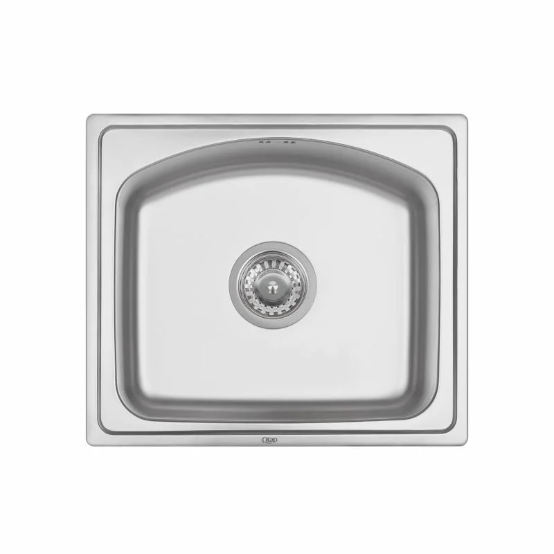 Кухонна мийка Qtap 4842 Satin 0,8 мм