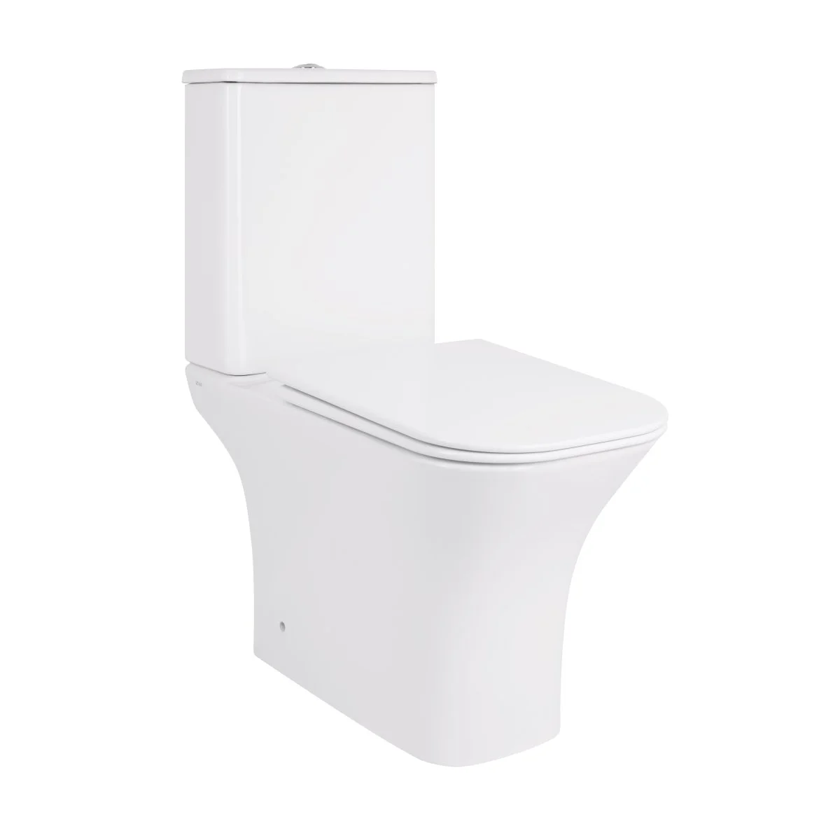 Унітаз-компакт Qtap Presto Quadro безободковий з сидінням Soft-close