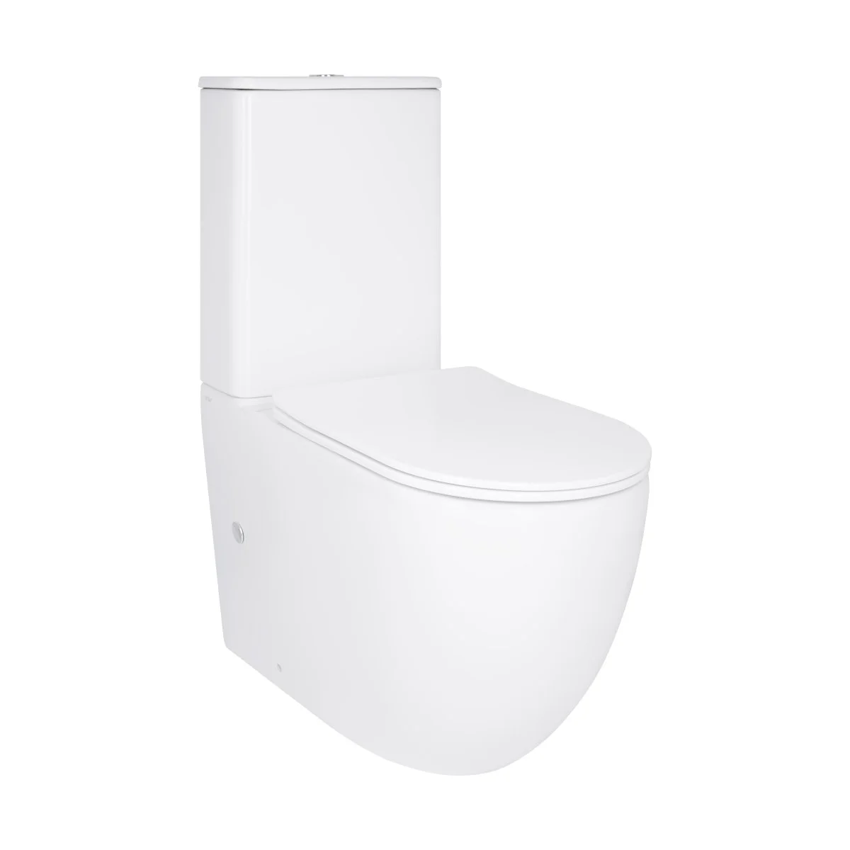 Унітаз підлоговий Qtap Robin New Ultra Quiet безобідковий з сидінням Soft-close WHITE