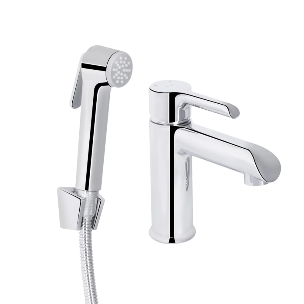 Змішувач для раковини з гігієнічним душем Qtap Grand