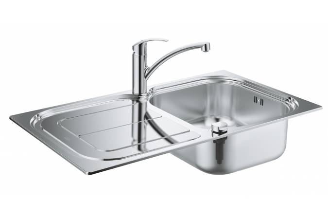 Мийка для кухні + змішувач одноважільний GROHE K-SERIES K 300