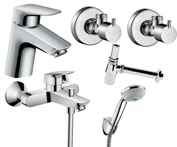 Набір змішувачів для ванни 5 в 1 HANSGROHE LOGIS 70