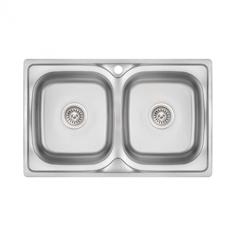 Кухонна мийка Lidz 79*48 Micro Decor 0,8 мм