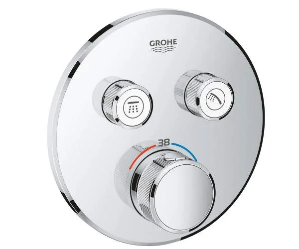 Зовнішня панель термостата на 2 виходи GROHE GROHTHERM SMARTCONTROL