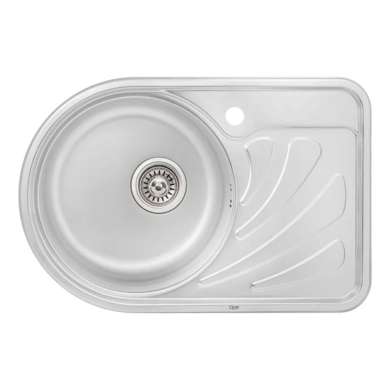 Кухонна мийка Qtap 67*44L Satin 0,8 мм