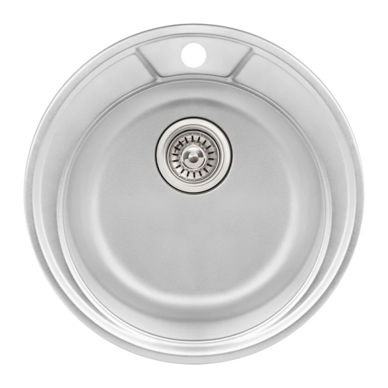 Кухонна мийка Qtap D490 Micro Decor 0,8 мм