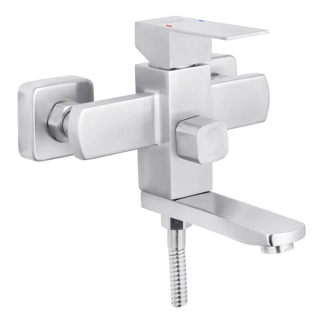 Змішувач для ванни з поворотним виливом із нержавіючої сталі Kroner Kubus