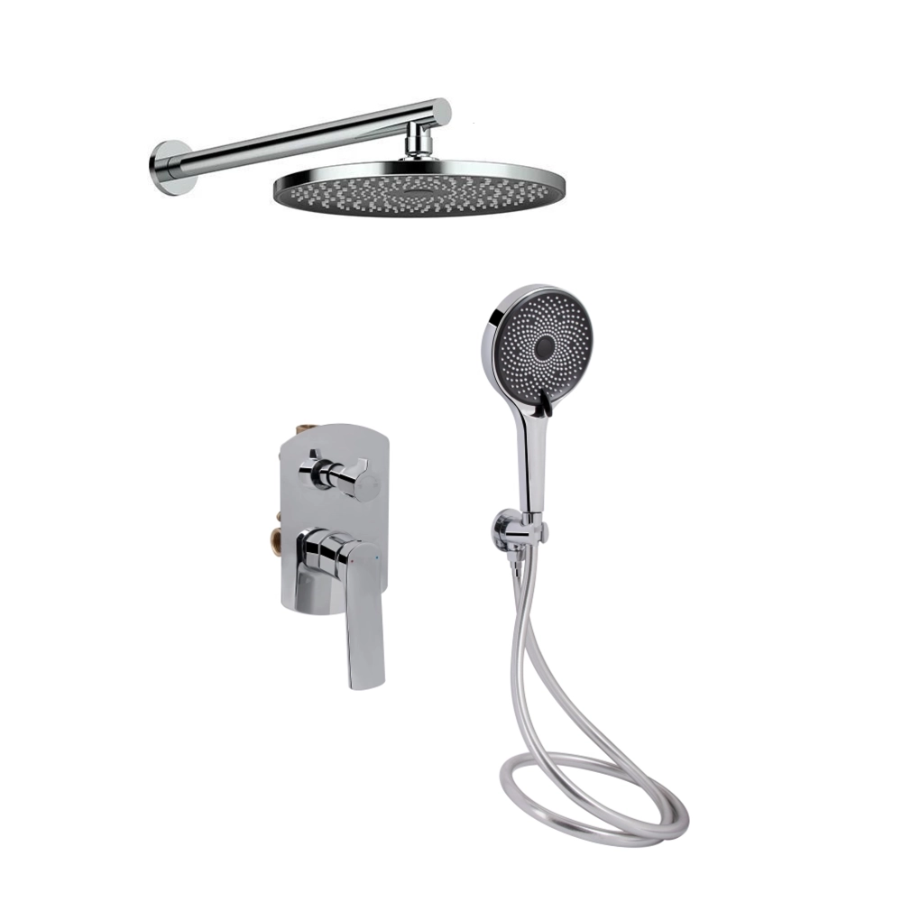 Душова система прихованого монтажу на два споживача Qtap Slavonice