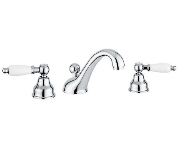 Двовентильний змішувач для умивальника EMMEVI DECO CERAMICA
