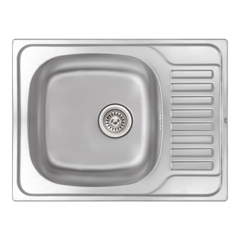 Кухонна мийка Qtap 6550 Micro Decor 0,8 мм