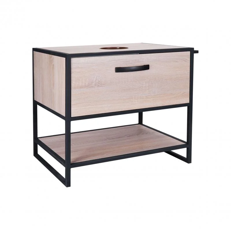Тумба для підлоги Qtap Taurus 800х616х469 Whitish oak зі стільницею