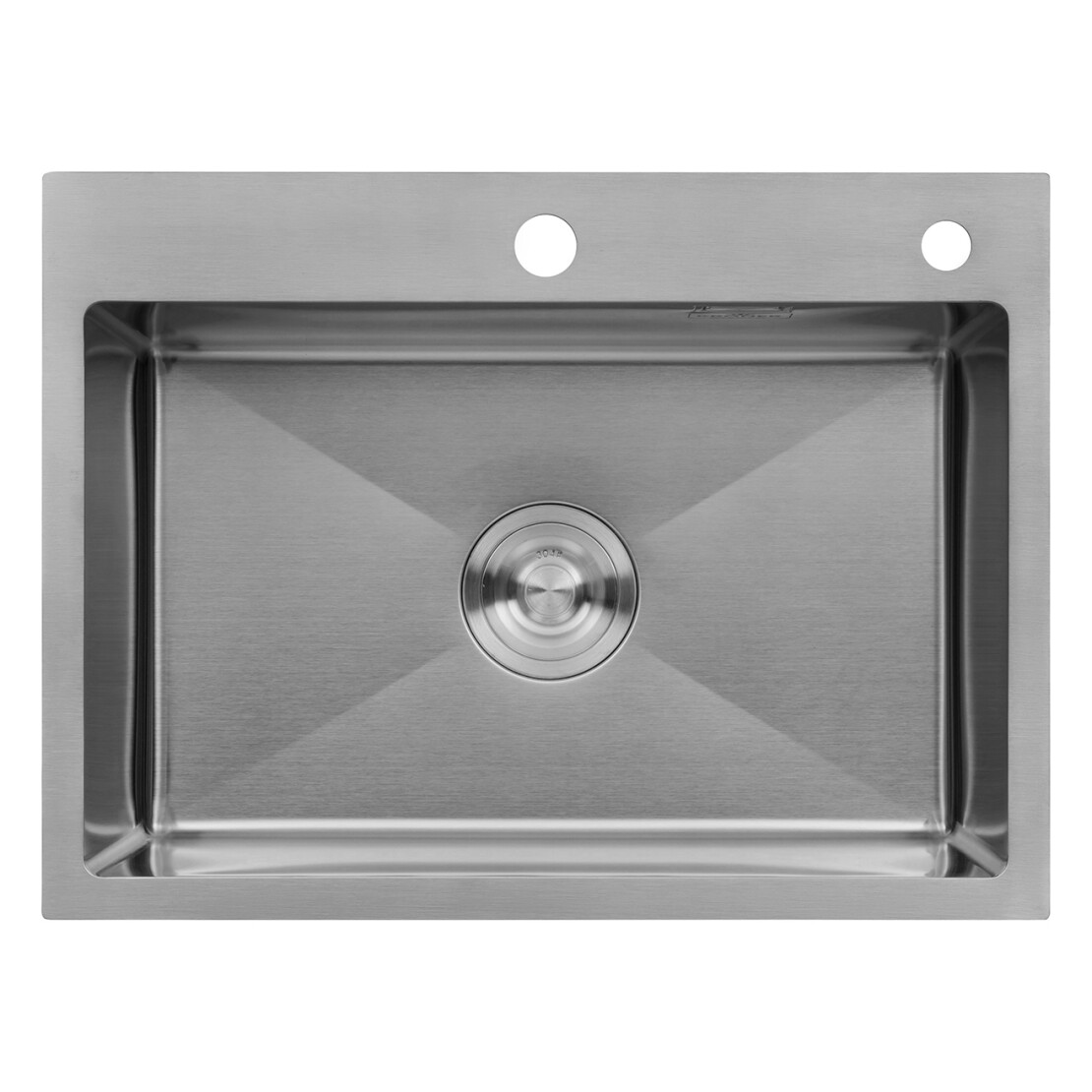 Кухонна мийка з нержавіючої сталі Kroner 58*43 3.0/1.0 мм + сушарка