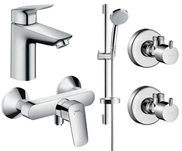 Набір змішувачів для душу 4 в 1 HANSGROHE LOGIS 100