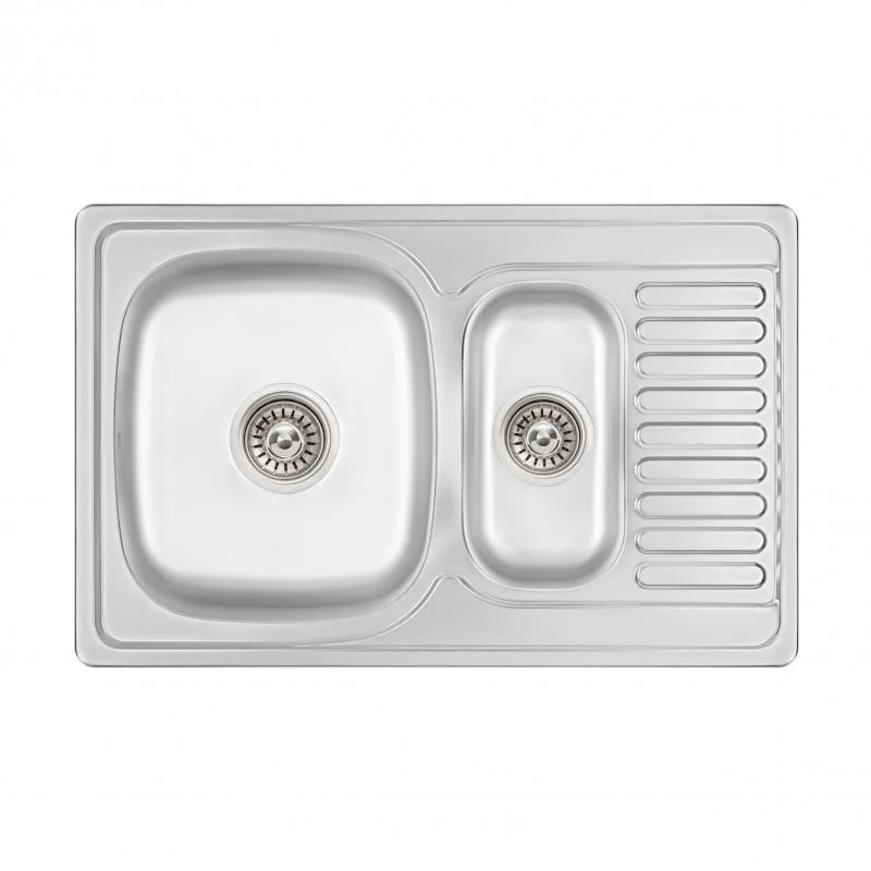 Кухонна мийка Lidz 78*50 Micro Decor 0,8 мм