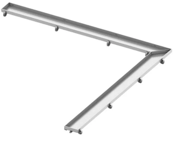 Решітка для кутового душового каналу TECE DRAINLINE