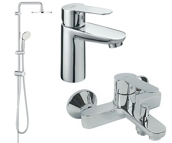 Набір змішувачів 3 в 1 GROHE BAU EDGE