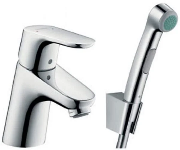 Змішувач для раковини з гігієнічним душем HANSGROHE FOCUS E2