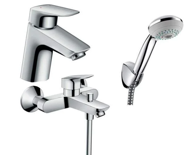 Набір змішувачів для ванни 3 в 1 HANSGROHE LOGIS 70