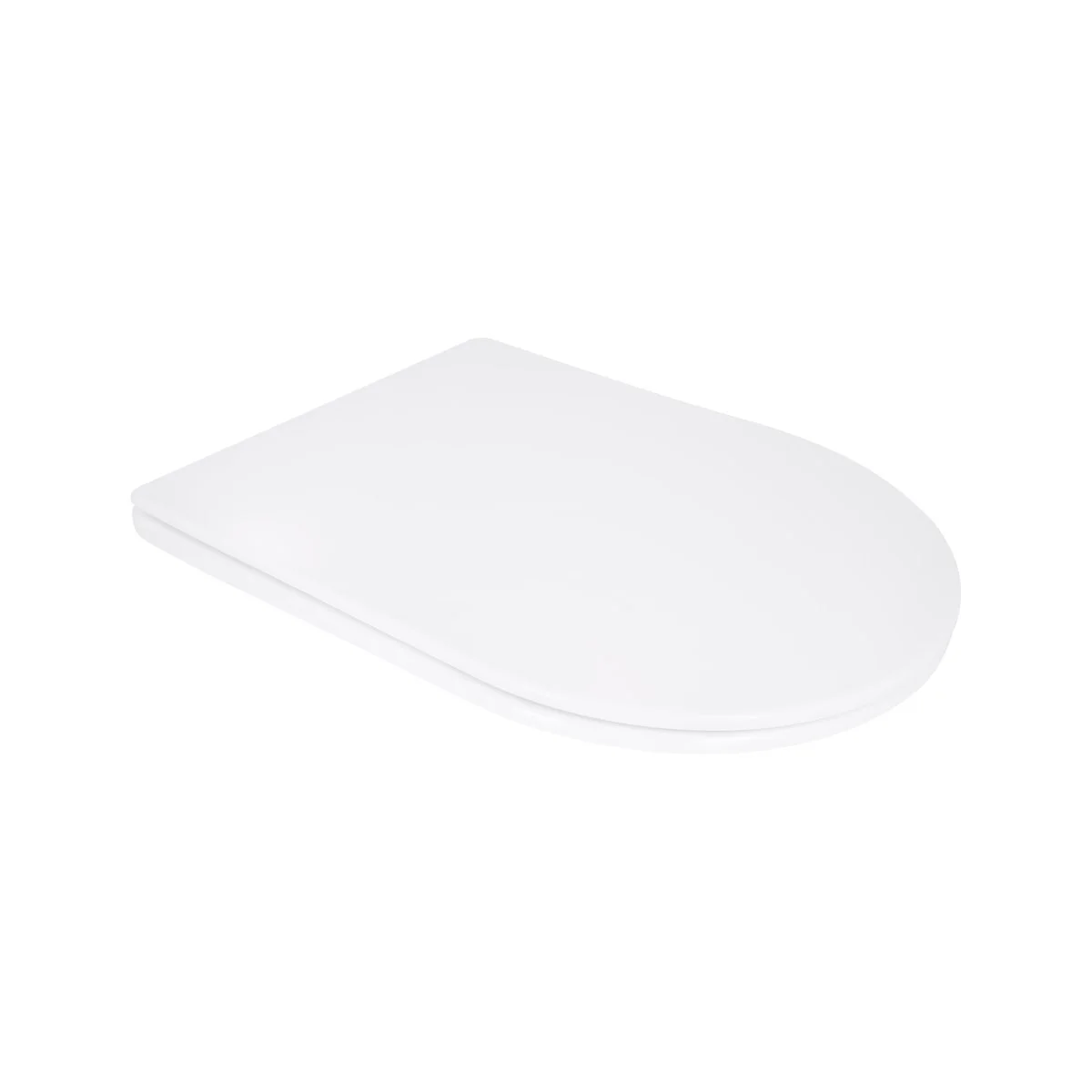 Сидіння для унітазу Qtap (Taurus 520) 455x365x38 мм, White, з мікроліфтом, Slim Duroplast, Quick Release