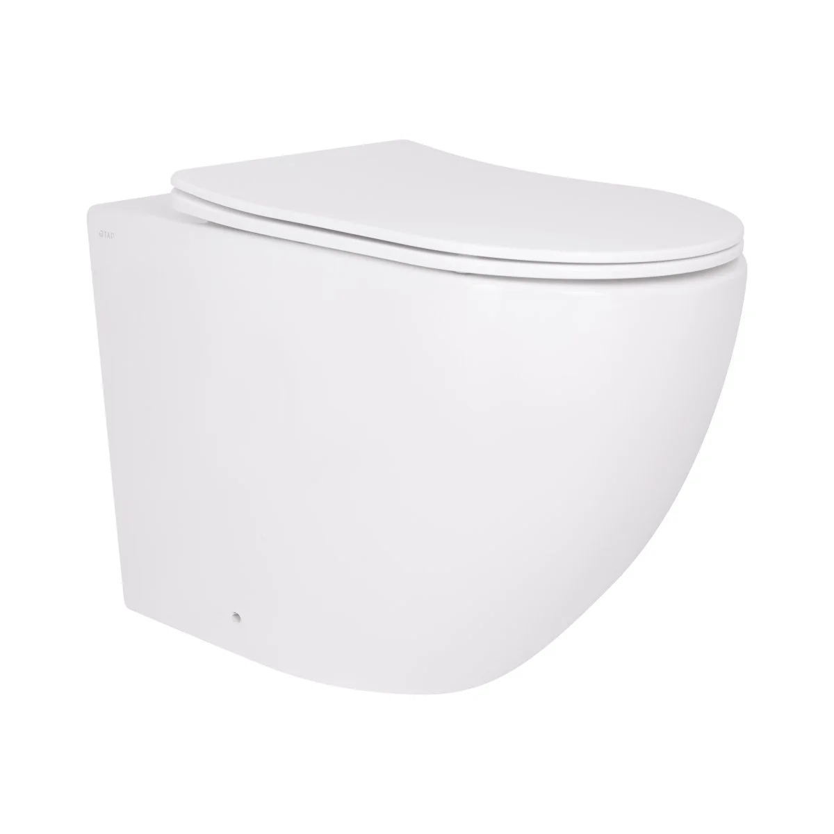 Унітаз підвісний білий 520x365x365 мм. з сидінням Slim Duroplast Qtap Robin