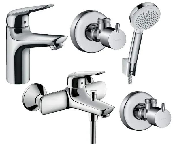 Набір змішувачів у ванну 4 в 1 HANSGROHE NOVUS