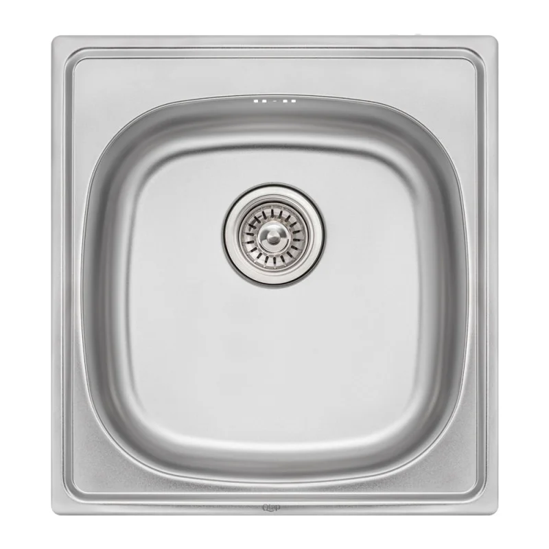 Кухонна мийка Qtap 50*47 Satin 0,8 мм