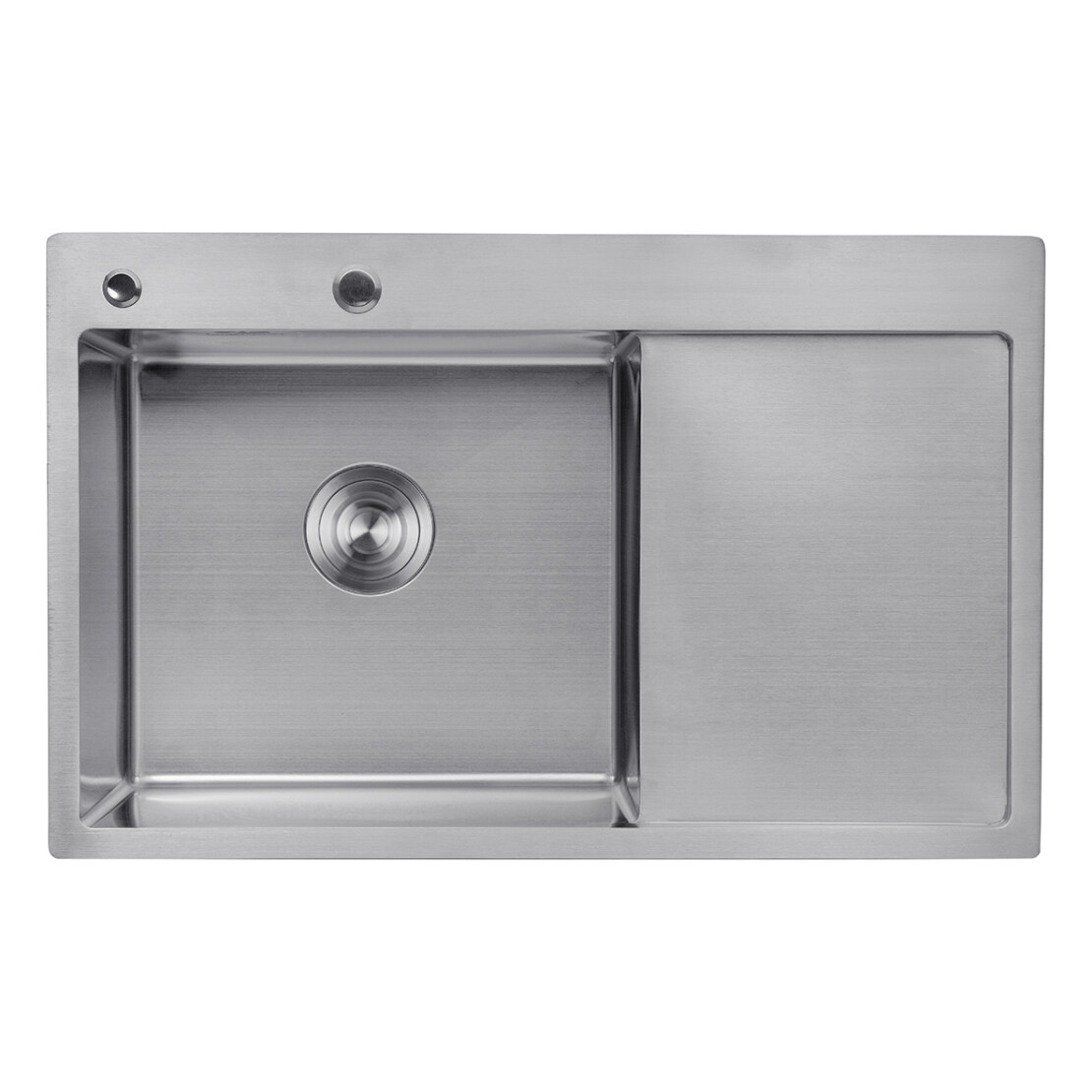 Кухонна мийка крило праворуч Kroner KRP Gebürstet  - 7849LHM (3.0/1.0 мм)