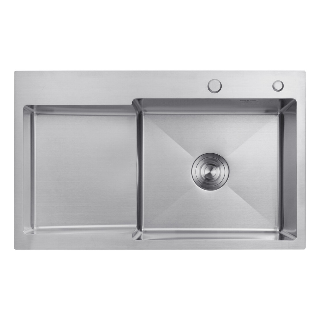 Кухонна мийка крило ліворуч Kroner KRP Gebürstet - 7848RHM (3.0/1.0 мм)