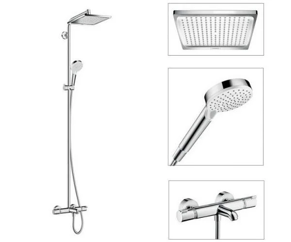Душова система з термостатом HANSGROHE CROMETTA E 240