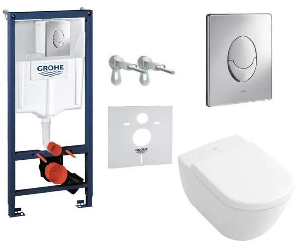 Комплект інсталяції з унітазом GROHE RAPID SL